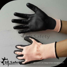 SRSAFETY guantes PU guantes recubiertos resistentes al corte grado 5